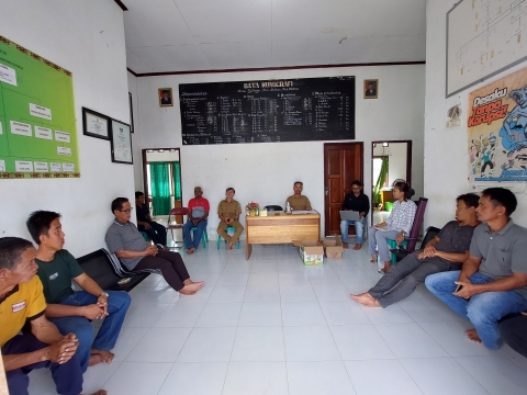 Sosialisasi PRM desa Tanjung Nanga